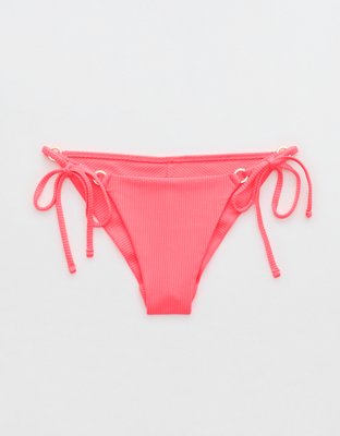 Aerie Shine Rib Full Coverage Bikini Bottom