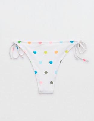 Aerie Smiley® Low Rise Tie Cheekiest Bikini Bottom