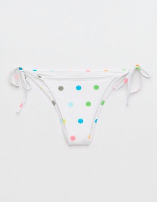 Aerie Smiley Low Rise Tie Cheekiest Bikini Bottom