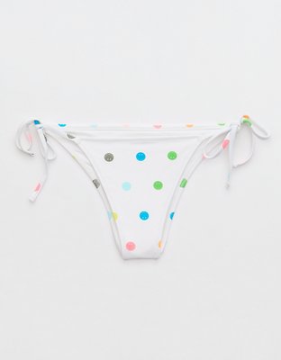 Aerie Smiley® Low Rise Tie Cheekiest Bikini Bottom