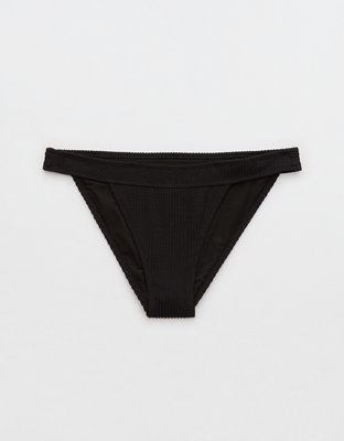 Aerie Crinkle Banded Cheeky Bikini Bottom