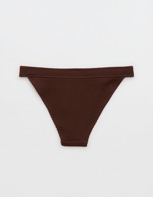 Низ бикини Crinkle Banded, крой чики — Aerie — фото 4