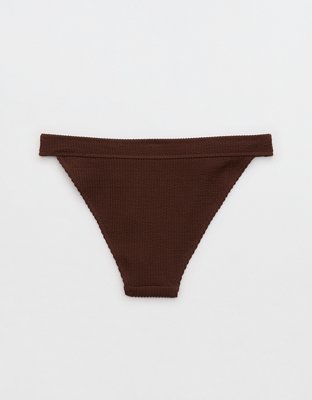 Aerie Crinkle Banded Cheeky Bikini Bottom