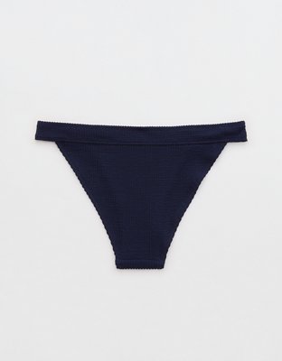 Aerie Bottom de Bikini Cheeky Arrugada con Tira