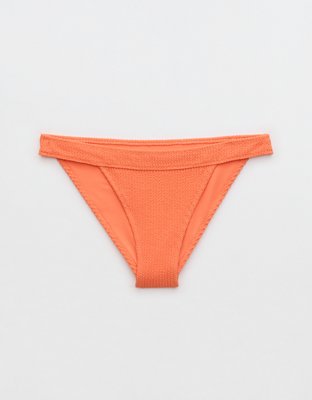 Aerie Crinkle Banded Cheeky Bikini Bottom