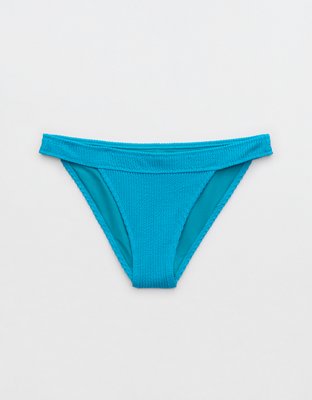 Aerie Crinkle Banded Cheeky Bikini Bottom