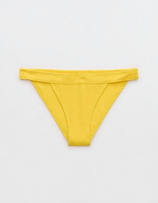 Aerie Crinkle Banded Cheeky Bikini Bottom