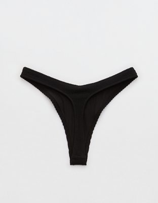 Aerie Crinkle Thong Bikini Bottom