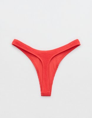 Aerie Crinkle Thong Bikini Bottom
