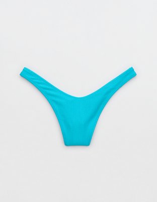 Rhea Aster Blue, Full Coverage Bikini Bottom