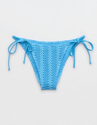 Aerie The Sunbun Cloudweave Crochet Bikini Bottom