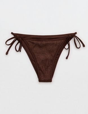 Aerie The Sunbun Metallic Bikini Bottom