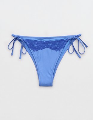 Aerie The Sunbun Shine Lace Bikini Bottom