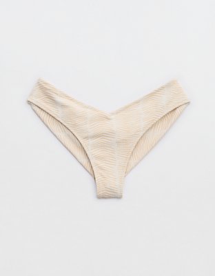 Aerie Jacquard High Leg Bikini Bottom