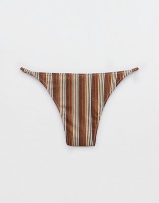 Aerie Sparkle Adjustable Cheekiest Bikini Bottom