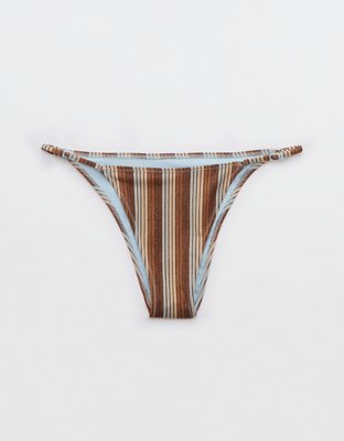 Aerie Sparkle Adjustable Cheekiest Bikini Bottom
