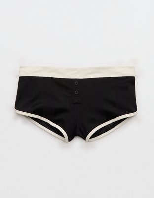 Aerie Shine Cheeky Boyshort Bikini Bottom
