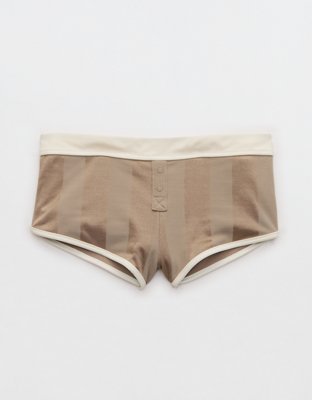 Aerie Shine Cheeky Boyshort Bikini Bottom