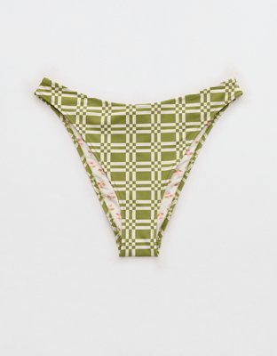 Aerie Mid Rise Cheeky Bikini Bottom