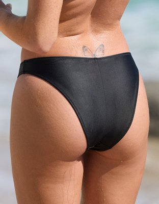 Aerie Mid Rise Cheeky Bikini Bottom