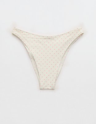Aerie Mesh Mid Rise Cheeky Bikini Bottom