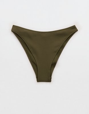 Aerie Mid Rise Cheeky Bikini Bottom