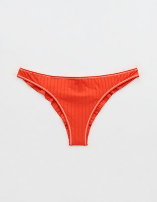 Aerie Ribbed Happy Cheeks Bikini Bottom