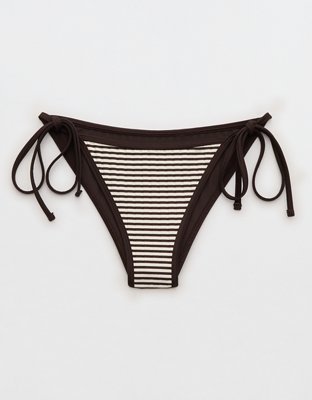 Aerie Ribbed Cheekiest Side Tie Bikini Bottom