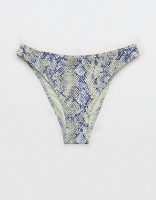 Aerie Pique Mid Rise Cheeky Bikini Bottom