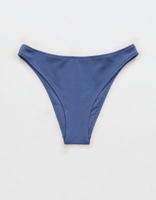 Aerie Pique Mid Rise Cheeky Bikini Bottom