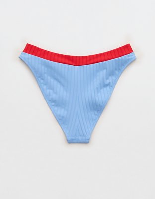 Aerie Mid Rise Cheeky Bikini Bottom