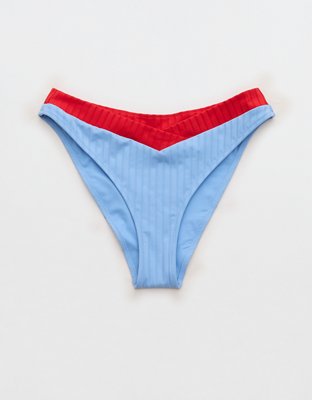 Aerie Mid Rise Cheeky Bikini Bottom