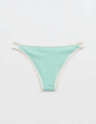 Aerie Ribbed Cheeky Bikini Bottom