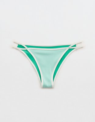 Aerie Ribbed Cheeky Bikini Bottom