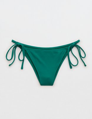 Aerie Pique Cheekiest Side Tie Bikini Bottom