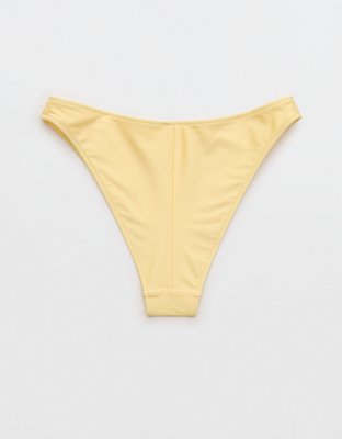 Aerie Shine Mid Rise Cheeky Bikini Bottom