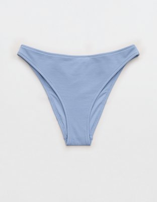 Aerie Pique Mid Rise Cheeky Bikini Bottom