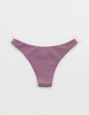 Aerie Gingham Cheeky Bikini Bottom