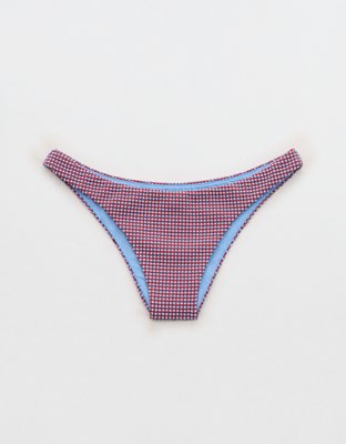 Aerie Gingham Cheeky Bikini Bottom