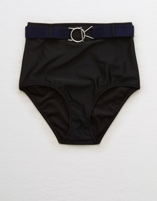 Aerie High Waisted Belted Bikini Bottom