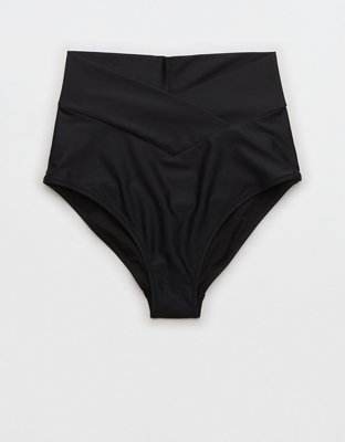 Aerie Crossover High Waisted Bikini Bottom