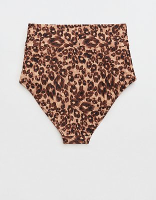 Bas de bikini croisé à taille haute Aerie