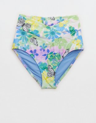 Aerie Crossover High Waisted Bikini Bottom