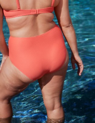 Aerie Jacquard High Waisted Bikini Bottom