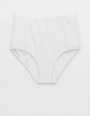 Aerie Jacquard High Waisted Bikini Bottom