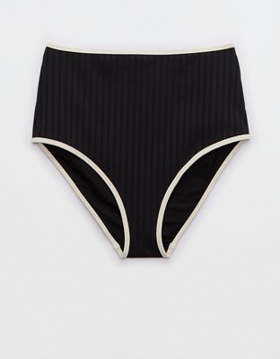 Aerie Wide Rib High Waisted Bikini Bottom