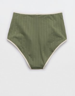 Aerie Wide Rib High Waisted Bikini Bottom