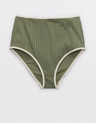 Aerie Wide Rib High Waisted Bikini Bottom