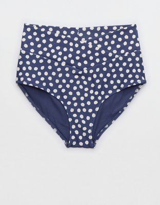 Aerie Crossover High Waisted Bikini Bottom
