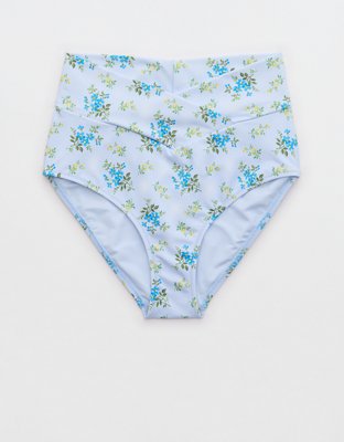 Aerie Crossover High Waisted Bikini Bottom
